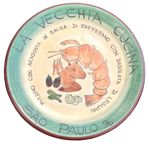Vintage boa lembranca plate - boa,