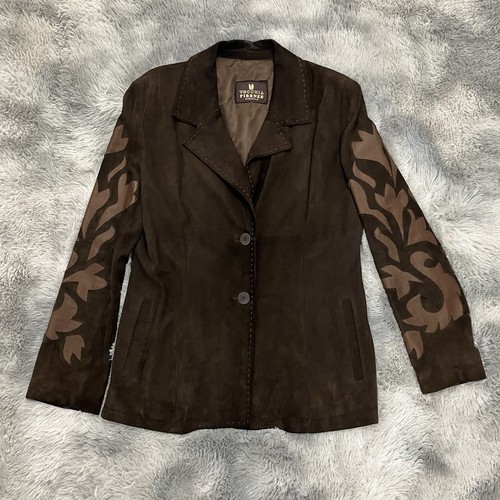 Vecchia firenze brown suede - brown,