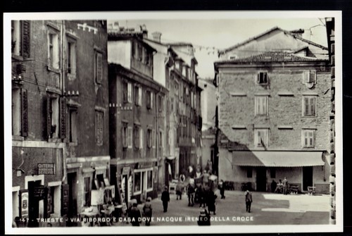 Trieste old town - old, via