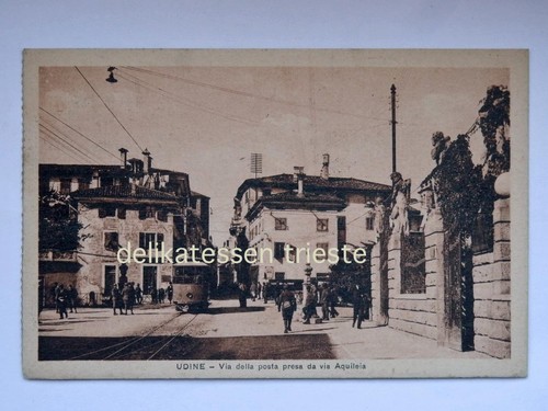 Udine via della posta - della, tram