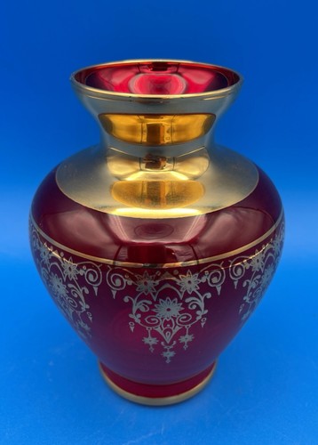 Vecchia murano ruby red 24k - red,