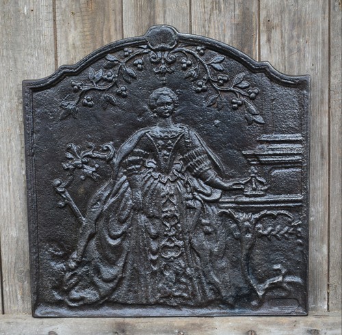 Old cast iron - iron, fireplace