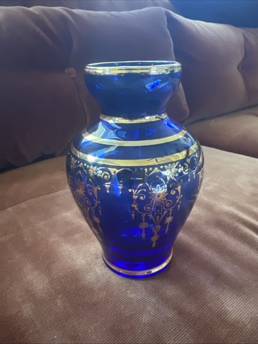 Vintage vecchia murano cobalt - vintage,