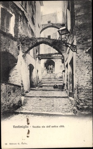Postcard ventimiglia liguria - ventimiglia,