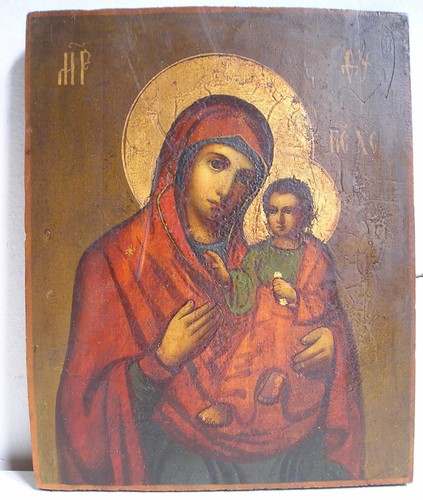 Old russian icon - old,