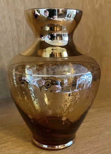 Vecchia murano amber art - murano, glass