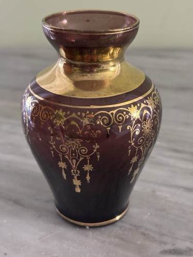 Vecchia murano amethyst glass - murano?,