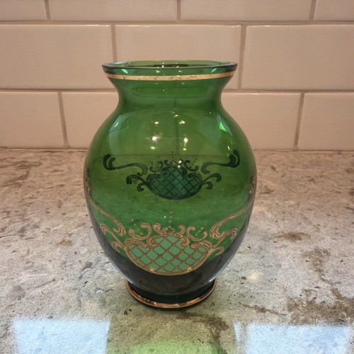 Vintage vecchia murano green - vintage,