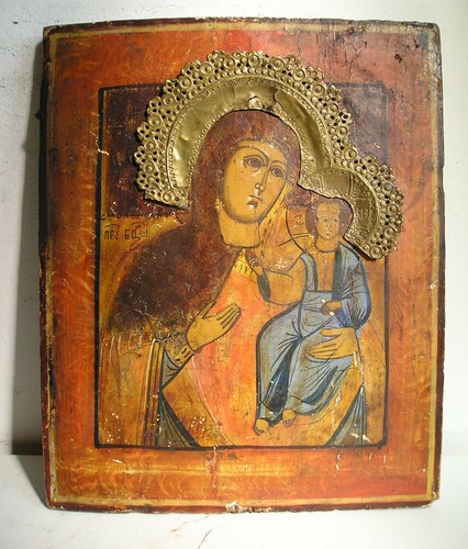 Old russian icon 19th - icon,