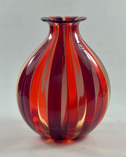 Murano glass vase - murano, signed